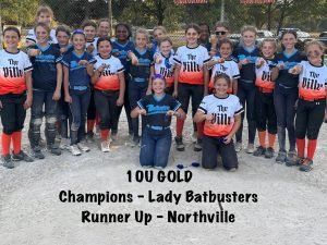 picture of ghouls tourney 2025 winners and runners up for 10u division