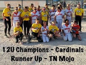 picture of ghouls tourney 2025 winners and runners up for 12u division