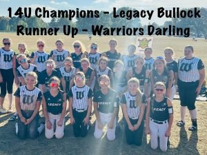 picture of ghouls tourney 2025 winners and runners up for 14u division